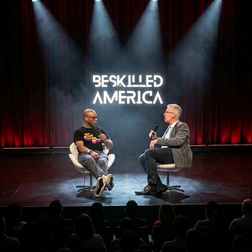 Mike Johns on the BeSkilled America stage